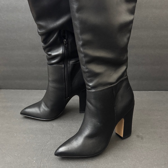 Express Black Over the Knee Boots - Picture 3 of 12